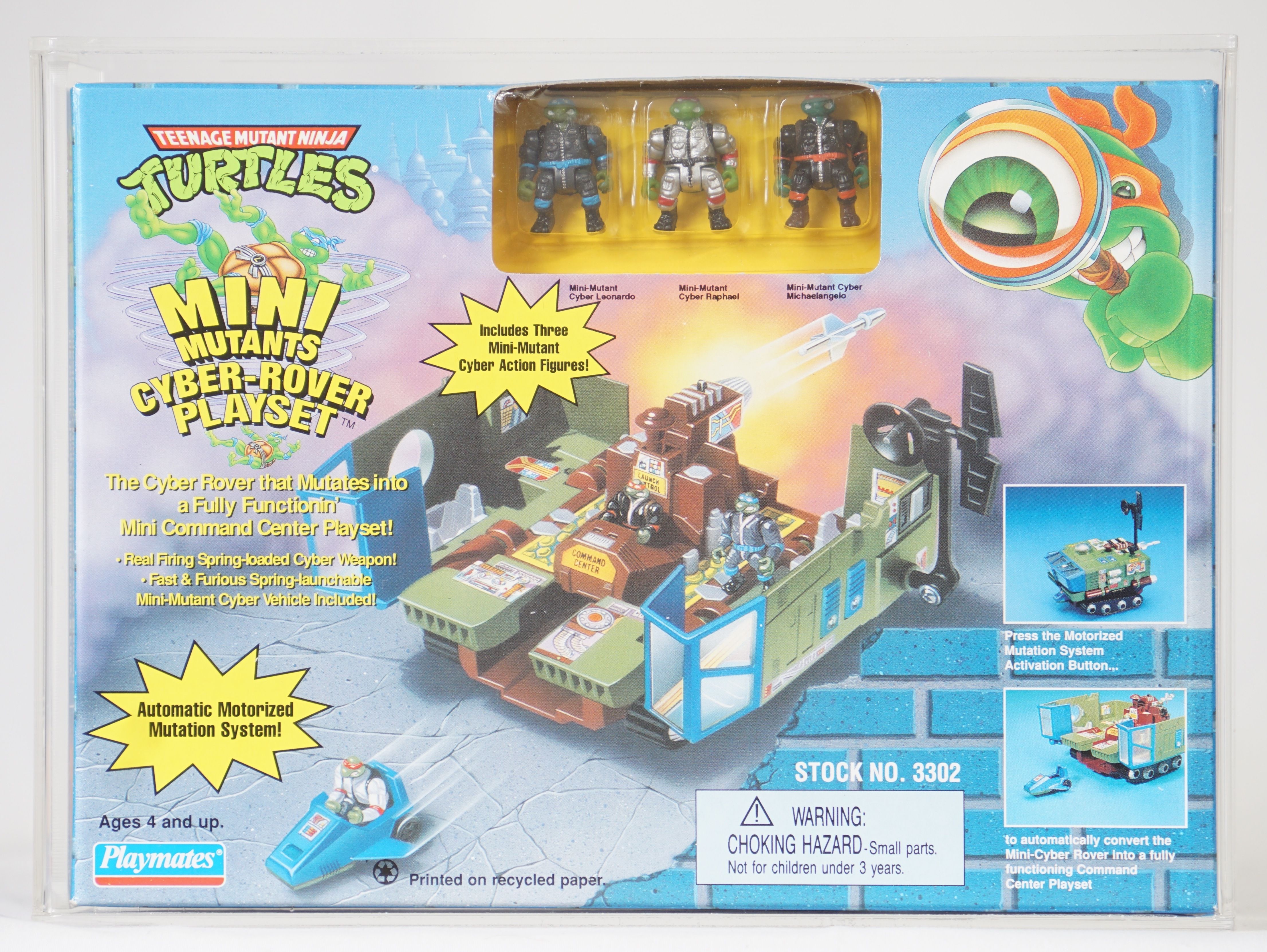 1995 Playmates Teenage Mutant Ninja Turtles Boxed Mini-Mutants
