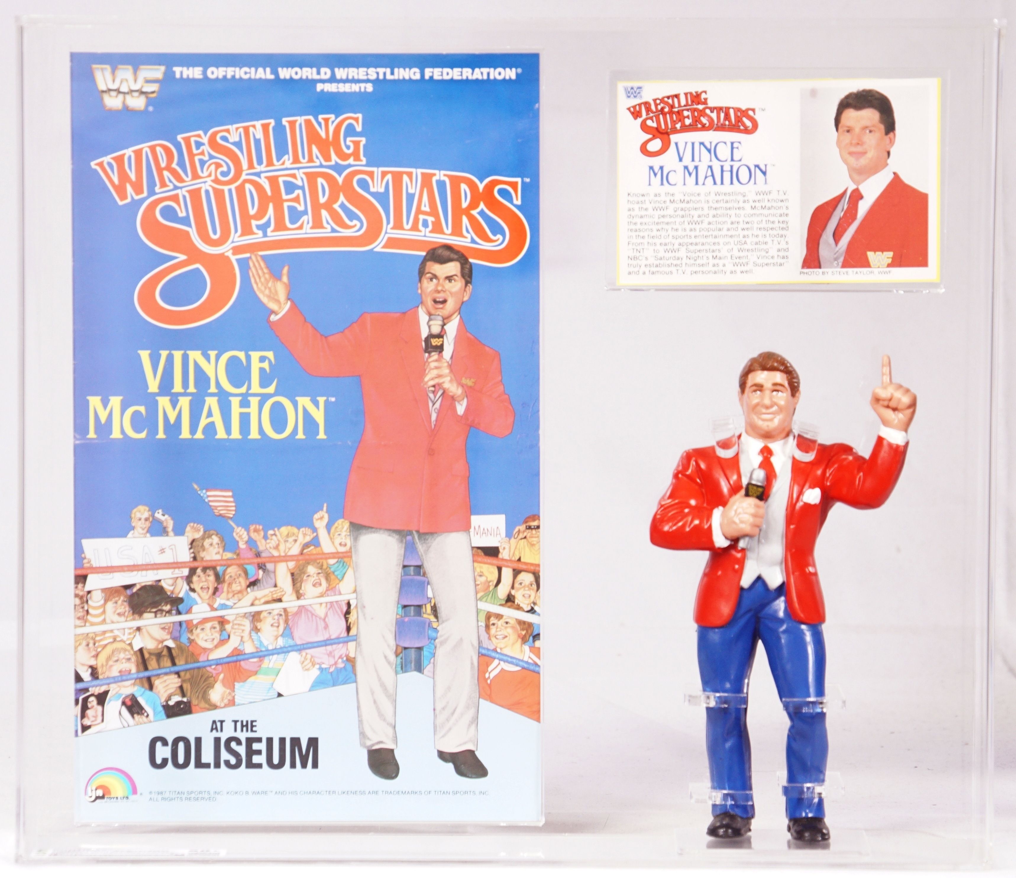 1987 LJN WWF Wrestling Superstars Loose Action Figure - Vince