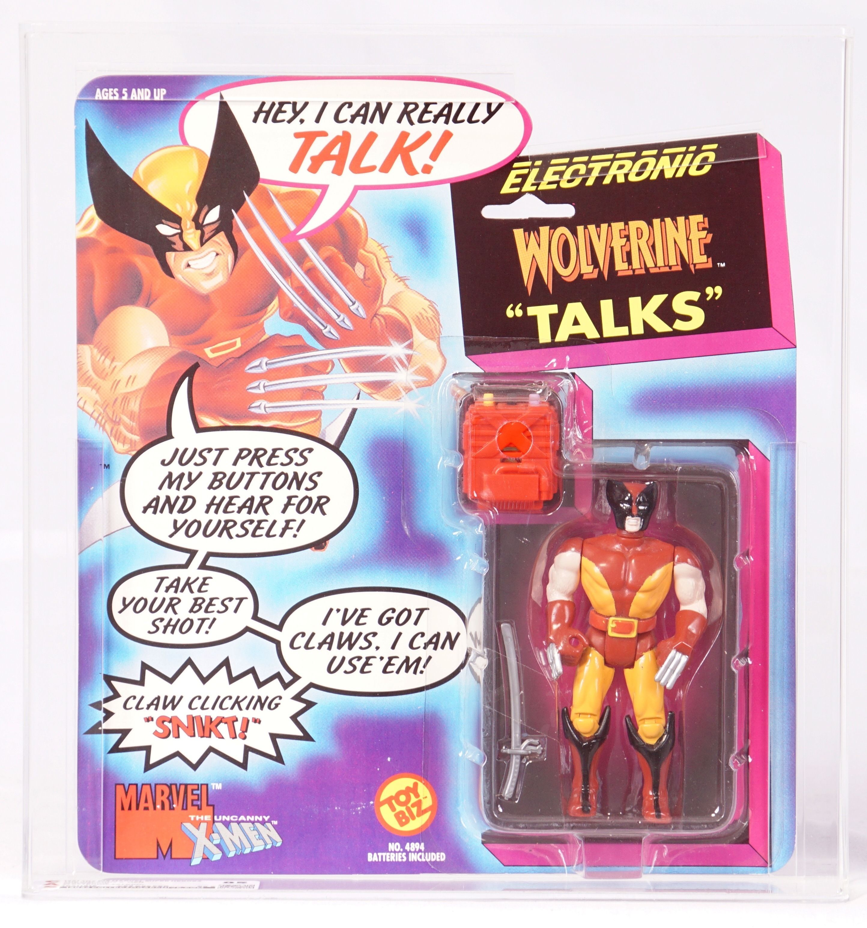 1991 Toy Biz Marvel Super Heroes Carded Action Figure - Electronic