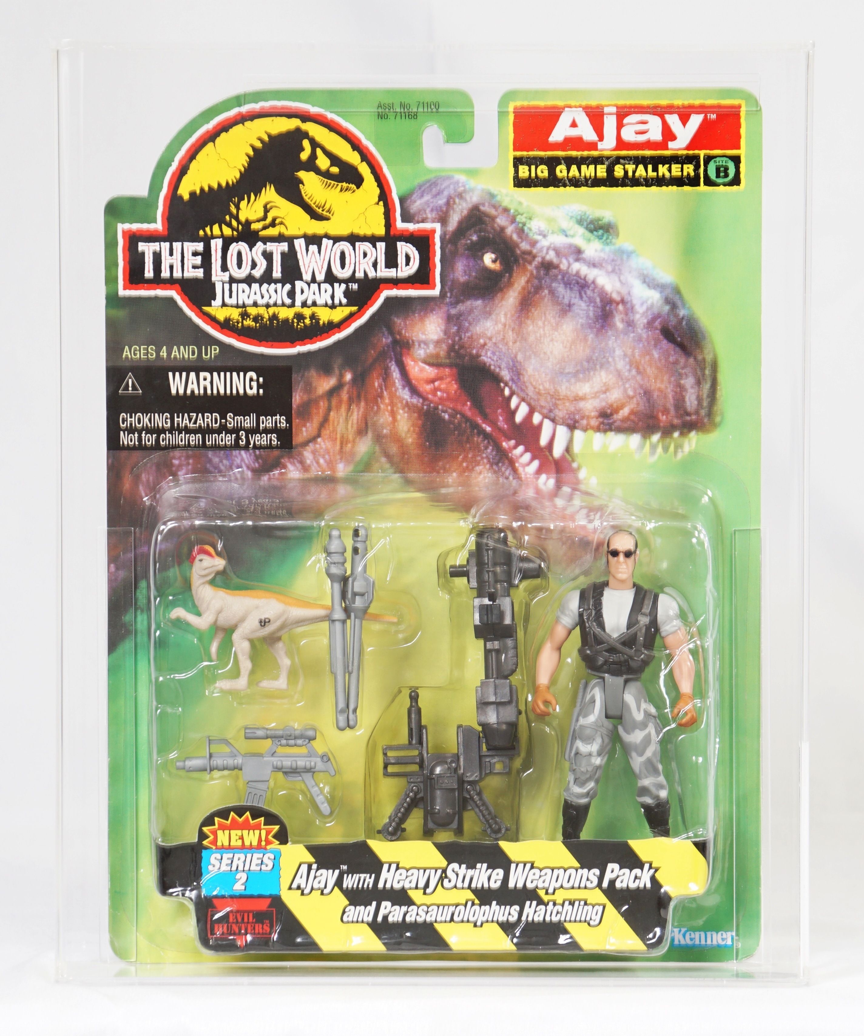 1997 Kenner Jurassic Park The Lost World Carded Action Figure - Ajay