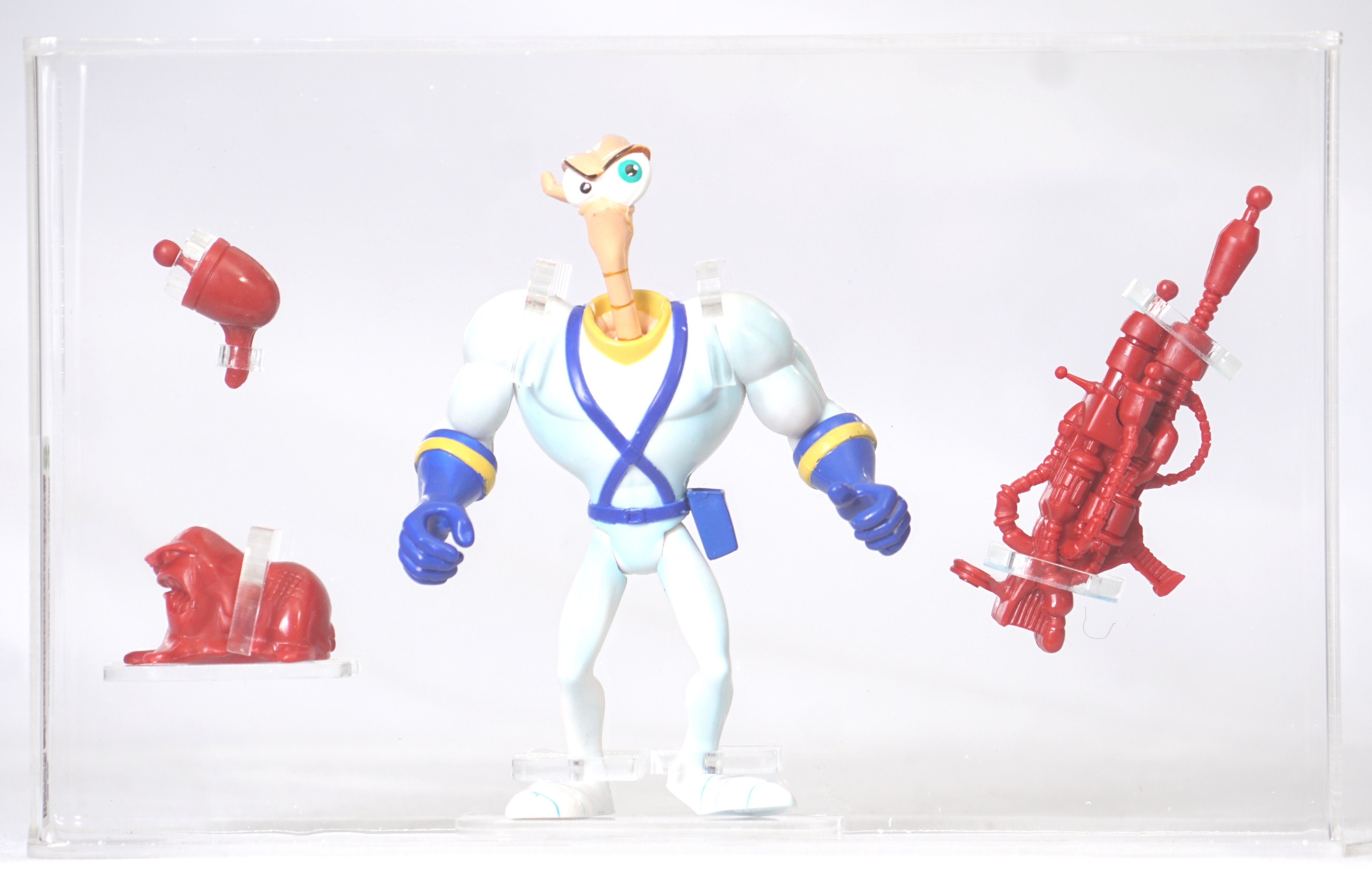 1994 Playmates Earthworm Jim Loose Action Figure - Earthworm Jim