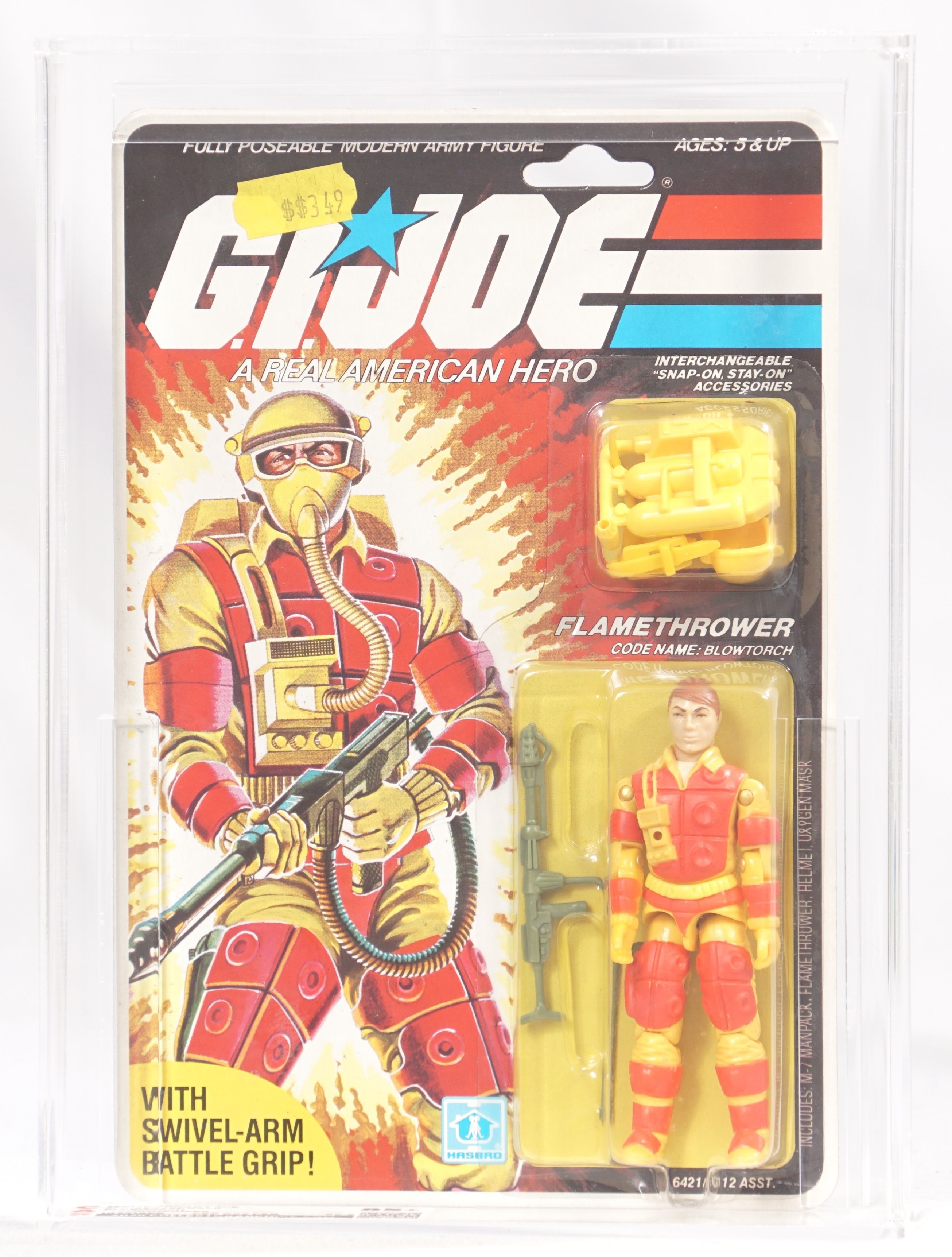 1984 Hasbro G.I. Joe Carded Action Figure - Blowtorch