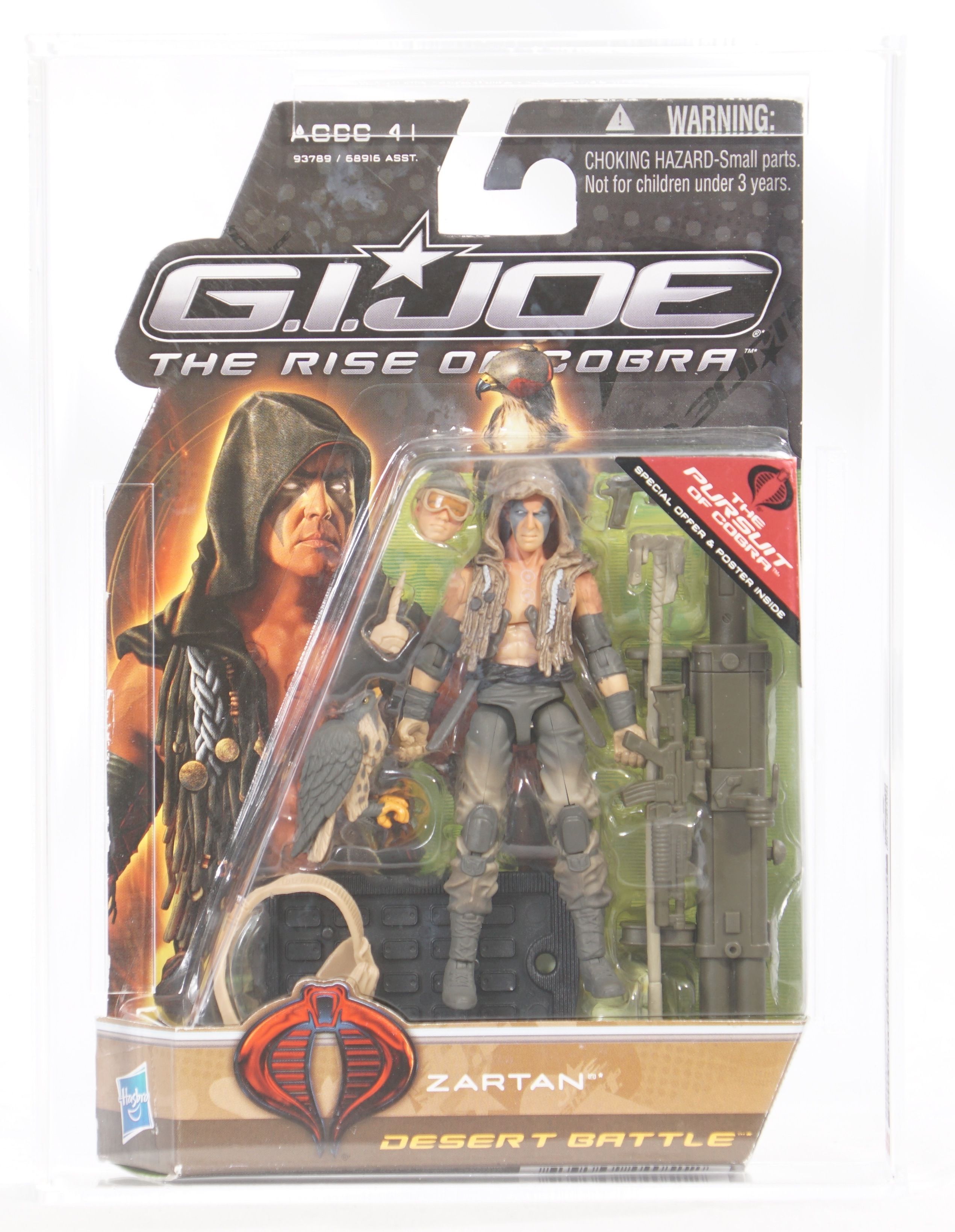 2009 Hasbro G.I. Joe Rise of Cobra Carded Action Figure - Zartan