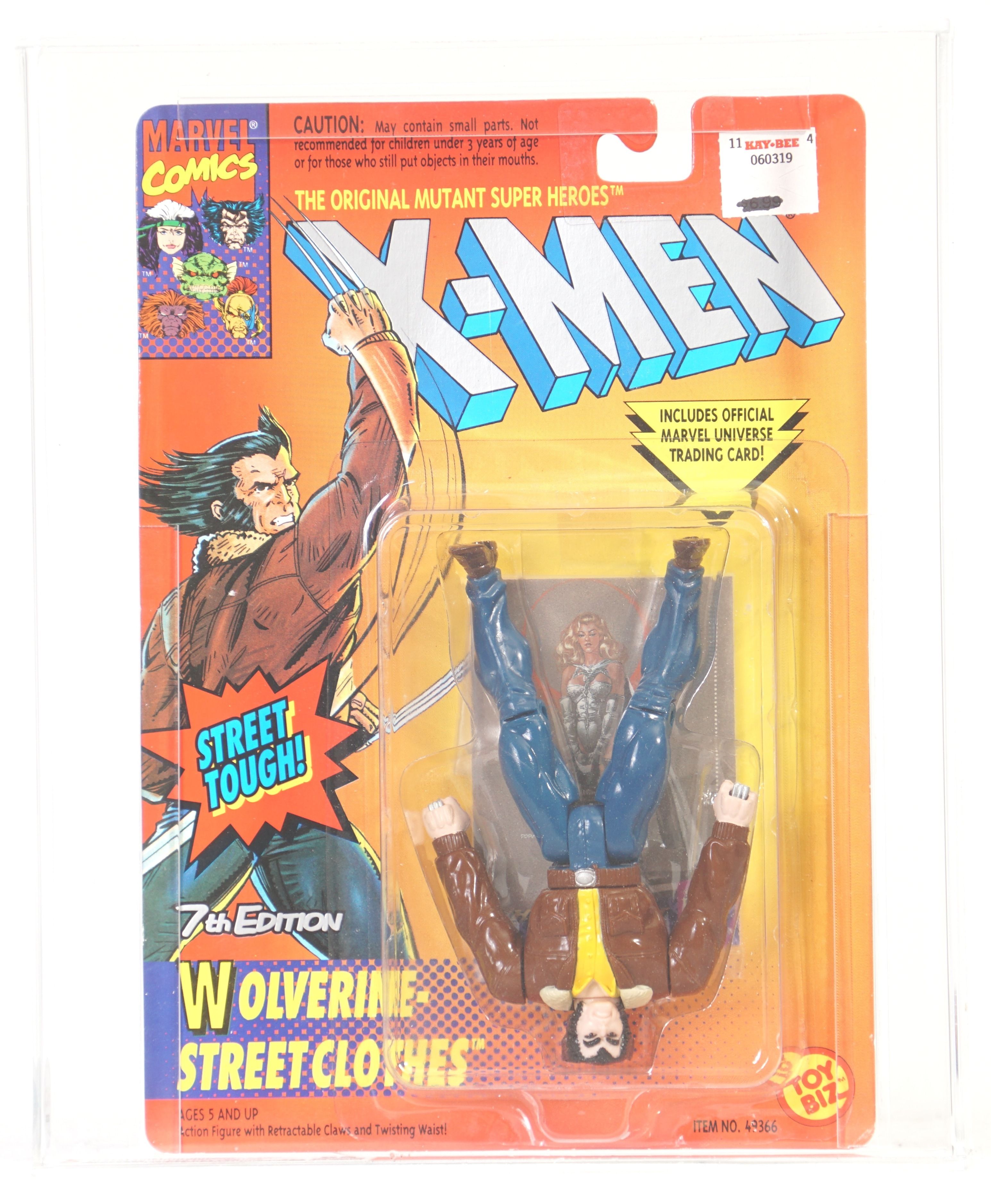 1994年製 XMAN ウルヴァリン テレホン フィギュアアメコミMARVEL 1994 Marvel Comics The Uncanny X-Men Carded Action Figure