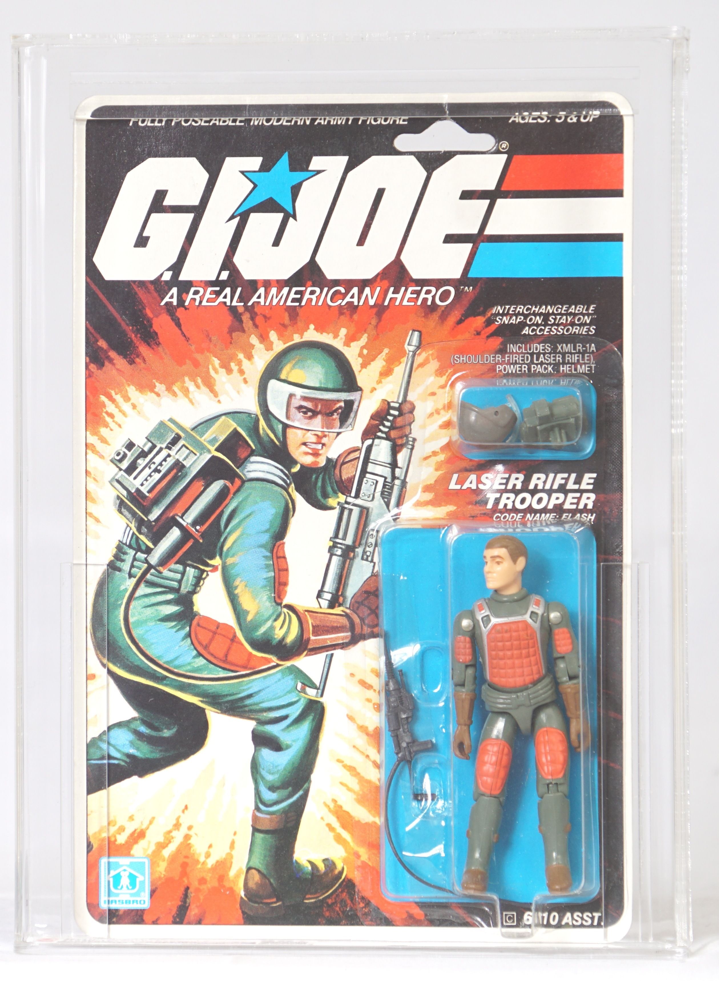 1982 Hasbro G.I. Joe Carded Action Figure - Flash