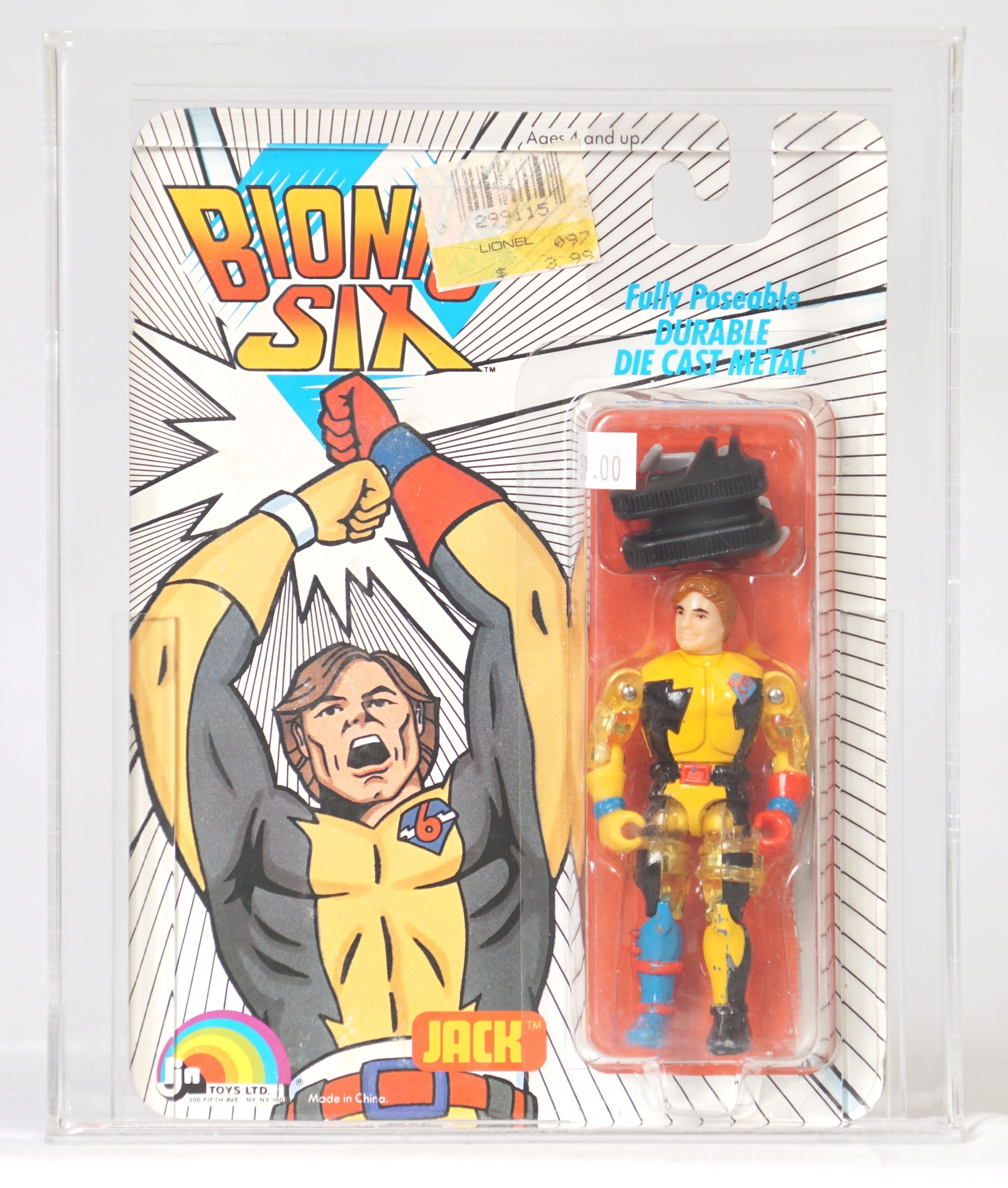 1986 LJN Toys Bionic Six Carded Action figure - Jack