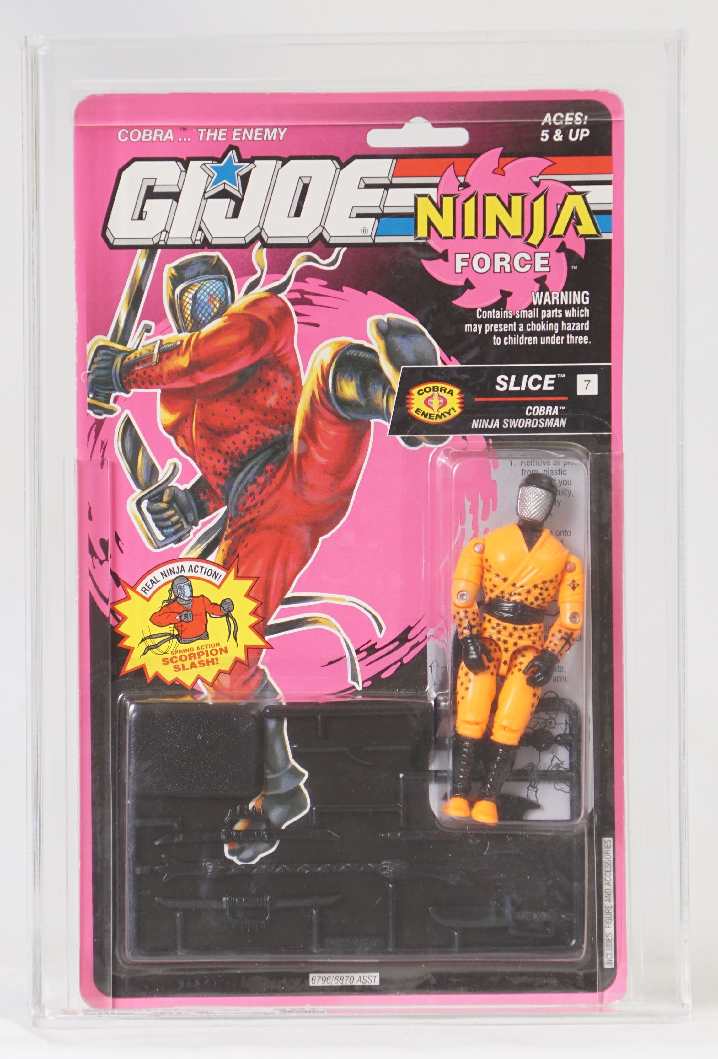 未開封 GIJOE 1990CESSPOOL フィギュア Hasbro G.I. Joe, Cesspool, 1990, Eco Warriors, Card, Hasbro, 3 3/4