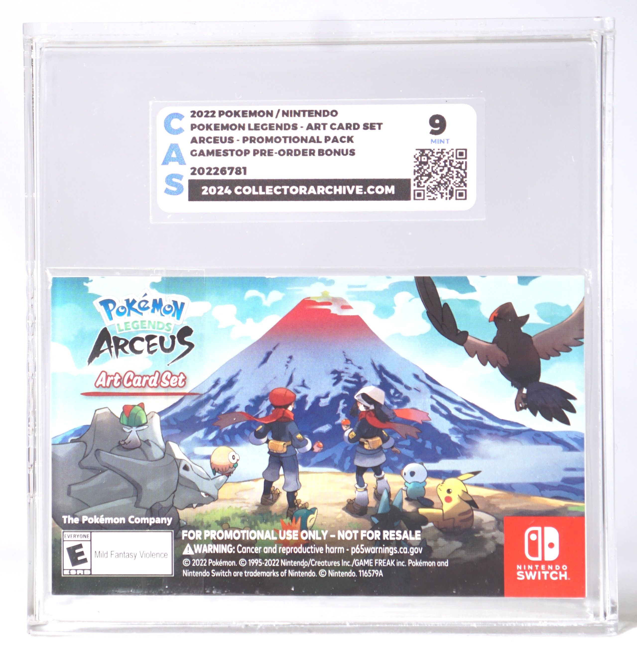 2022 Nintendo Pokemon Legends Art Card Set - Arceus