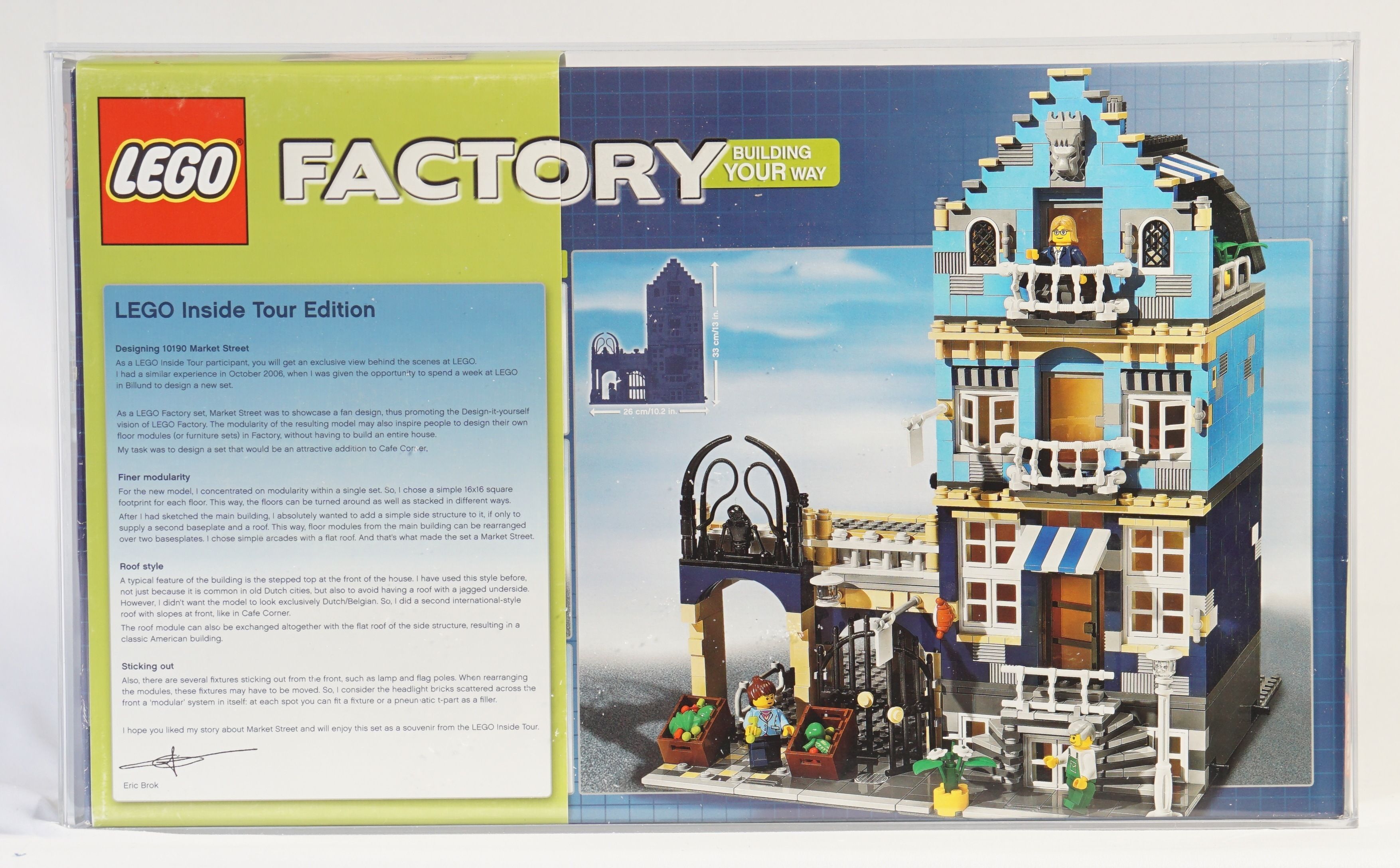 2007 LEGO Factory Boxed Kit Market Street (Inside Tour Edition