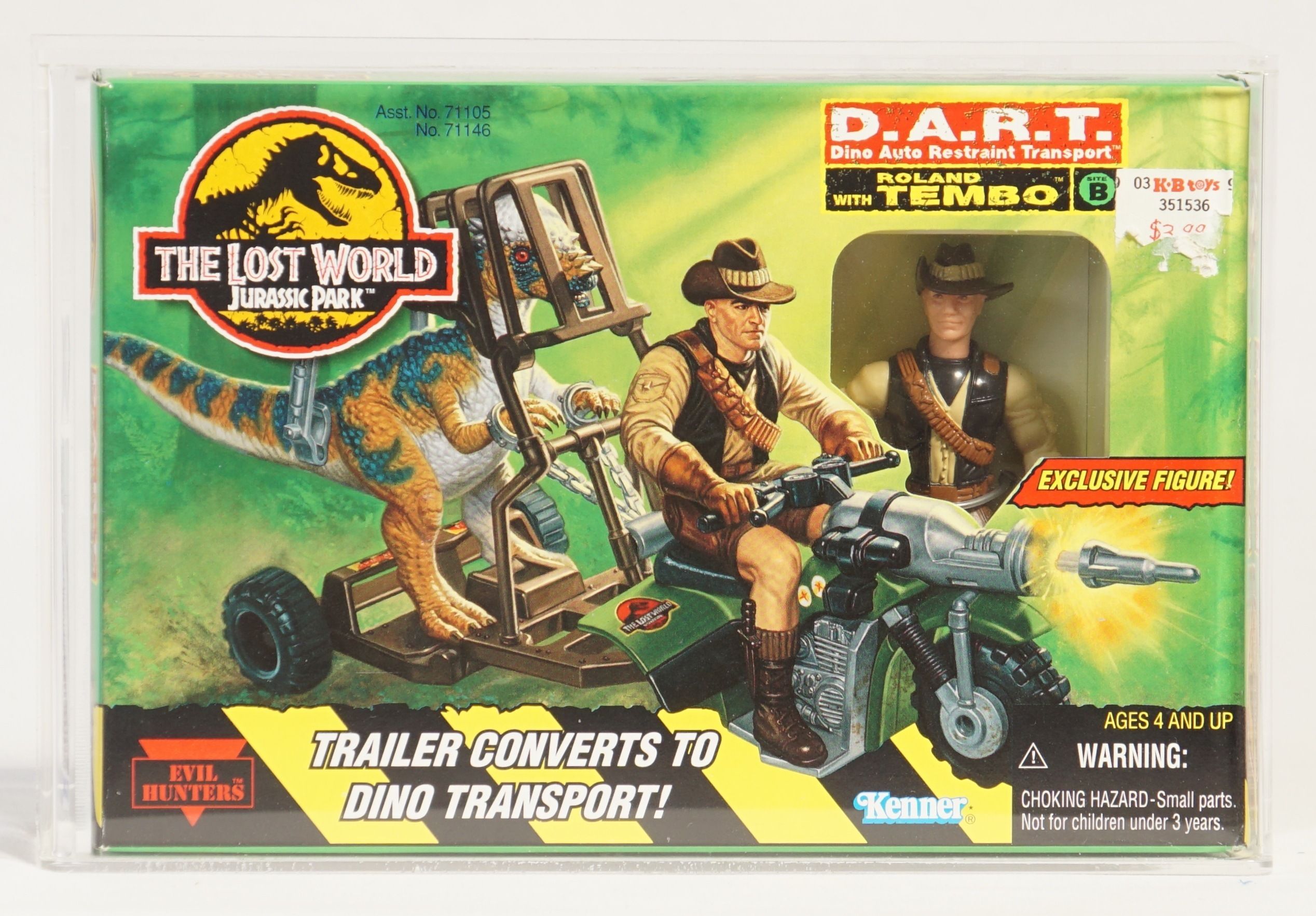 1997 Kenner Jurassic Park The Lost World Boxed Acessory - D.A.R.T.