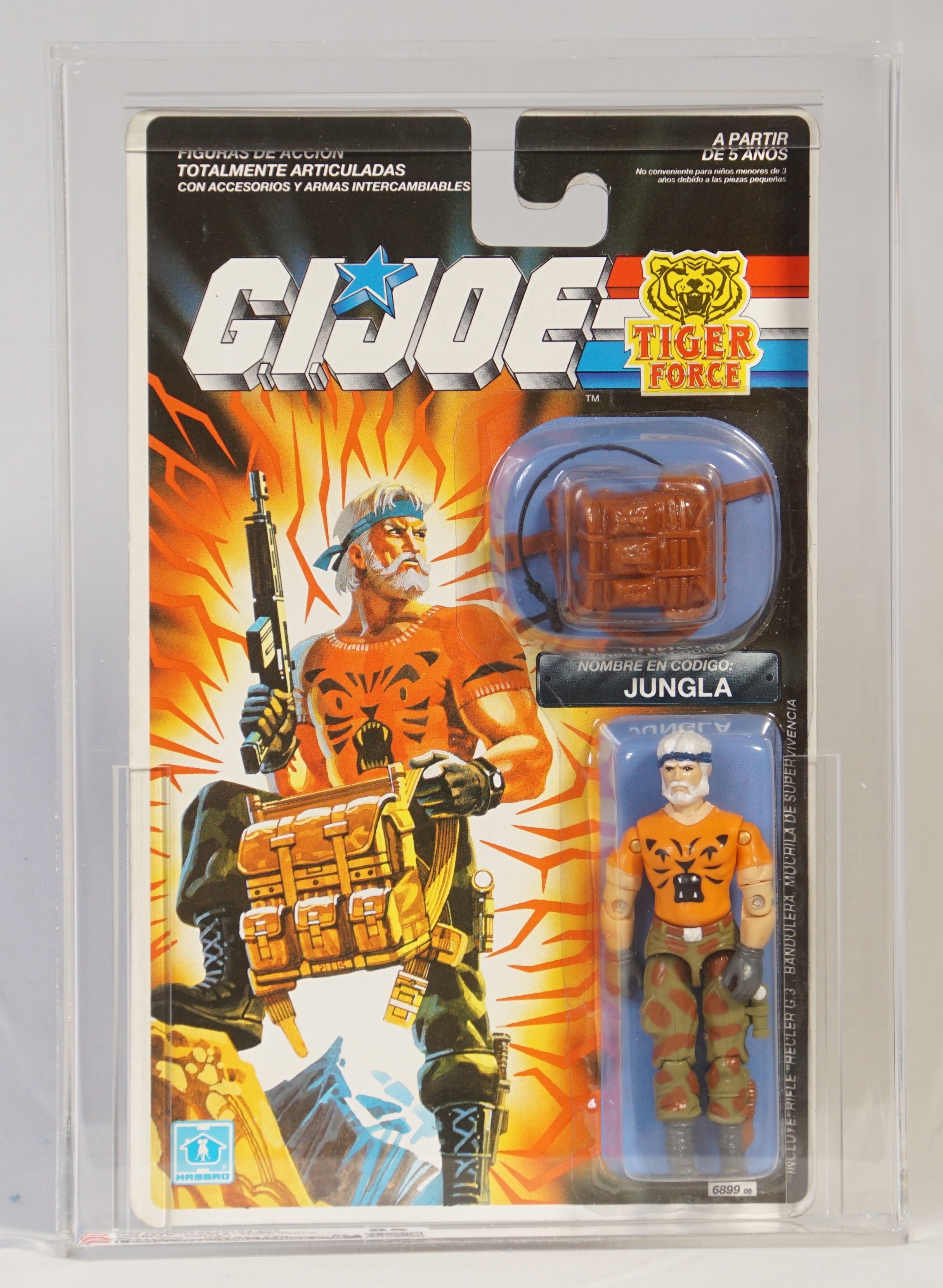 1989 Hasbro Spanish Action Force G.I. Joe Tiger Force Carded