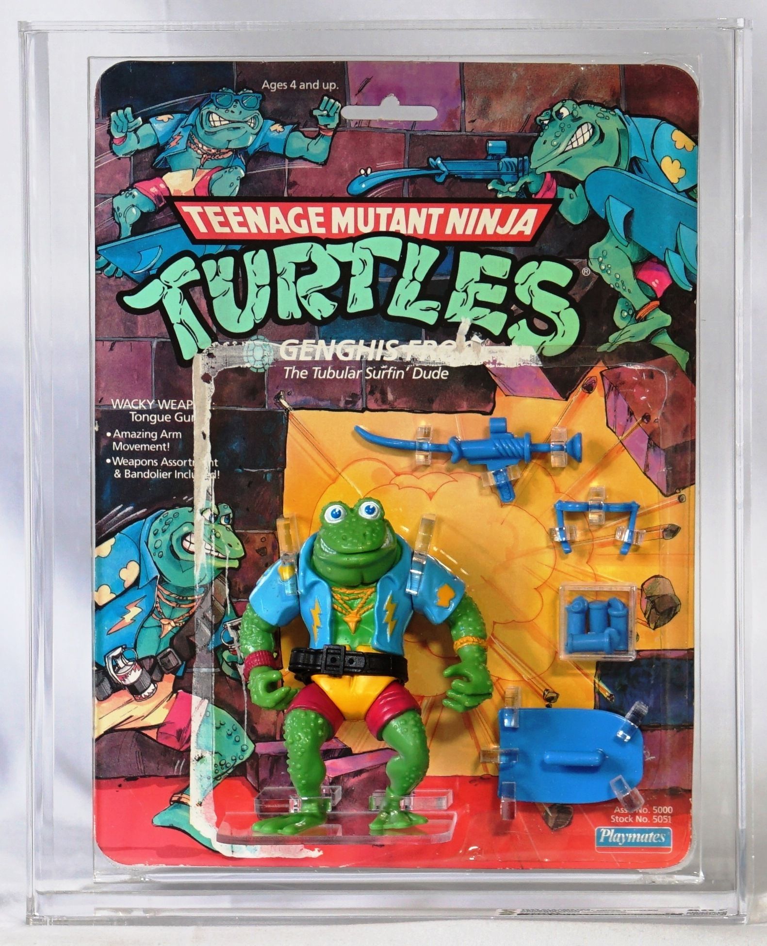1989 Playmates Teenage Mutant Ninja Turtles Loose Action Figure