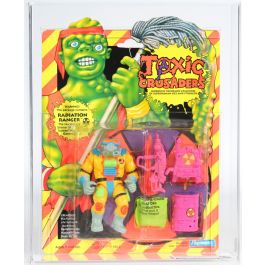 1991 Playmates Toxic Crusaders Carded Action Figure - Radiation Ranger