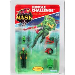 Vintage M.A.S.K. Volcano 1986 Matt Trakker & Jacques Lafleur w/ Lava