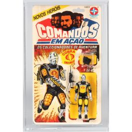 1985 Estrela G.I. Joe Comandos em Acao Loose Action Figure - Cobra