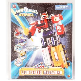 Power Rangers Lightspeed Rescue – Supertrain Megazord Bandai 1999 – 40 Cm – Occasion
