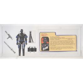 2000 Hasbro G.I. Joe Loose Action Figure & Filecard - Snake Eyes