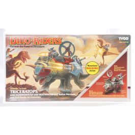 Dinoriders Dino Riders Styracosaurus tourelle dinosaure Tyco Vtg Figurine d'action jouet 1987 - France