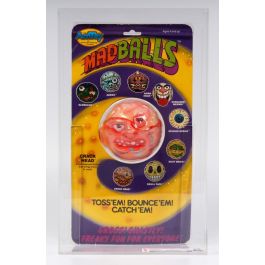 1985 AmToy Madballs Carded Toy - Crack Head