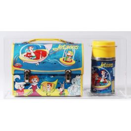 1963 Aladdin Hanna-Barbera The Jetsons Metal Domed Lunchbox & Thermos