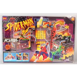 1994 Toy Biz Spider-Man Animated Series Boxed Playset - Daily Bugle