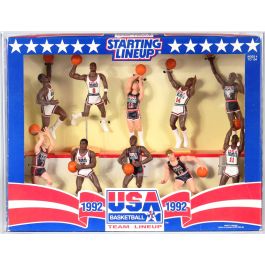 1992 Kenner Starting Lineup NBA Boxed Sports Figures - USA Olympic ...