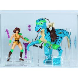 1993 Playmates Teenage Mutant Ninja Turtles Loose Playset - Cave Woman  April and Her Radical Raptor