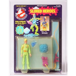 1986 Kenner The Real Ghostbusters Carded Action Figure - Slimed