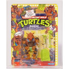 1991 Playmates Teenage Mutant Ninja Turtles Carded Action Figure - Rahzar