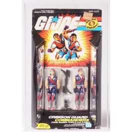 1985 Hasbro G.I. Joe Carded Action Figure - Crimson Guard Tomax & Xamot  2-Pack