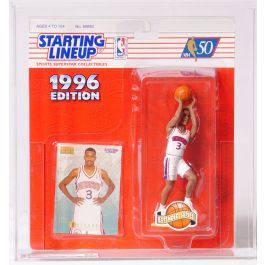 1996 Kenner Starting Lineup NBA Carded Sports Figure - Allen Iverson