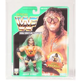 WWF Hasbro Green Card Adam Bomb Wrestling Figure WWE Brian