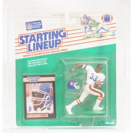 1989 Kenner Starting Lineup NFL Carded Sports Figure - Tony Dorsett