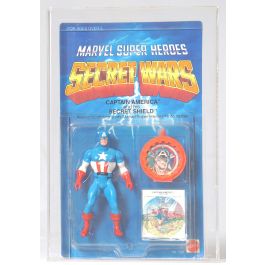 1984 Mattel Secret Wars Carded Action Figure - Captain America