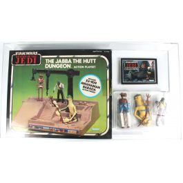 CUSTOM Star Wars Boxed Playset - Jabba the Hutt Dungeon (w/ EV-9D9,  Amanaman & Barada)