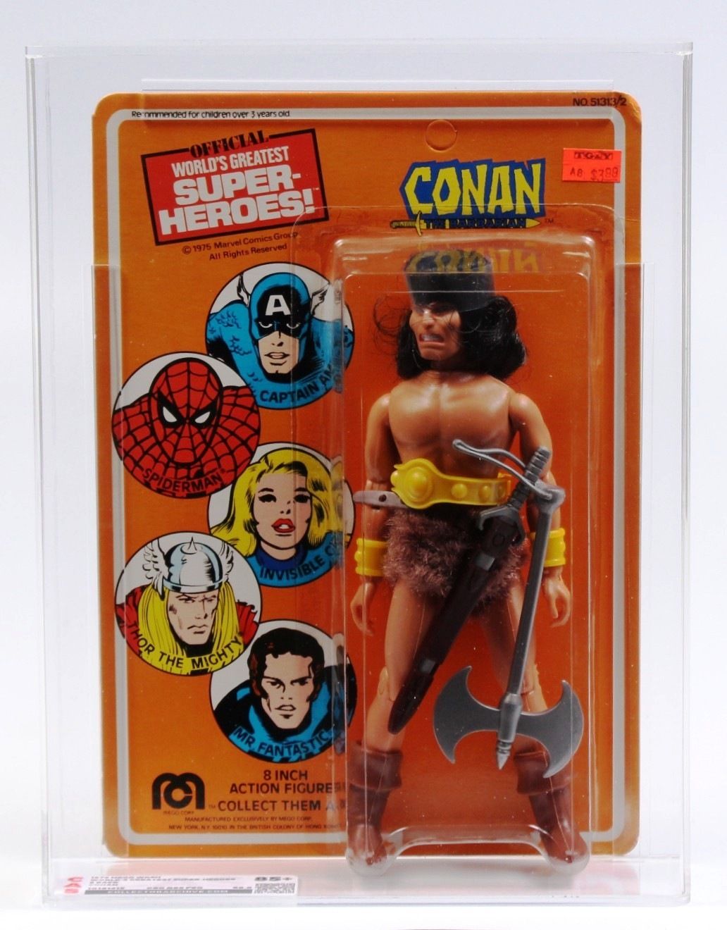 1976 Mego WGSH Carded Action Figure - Conan