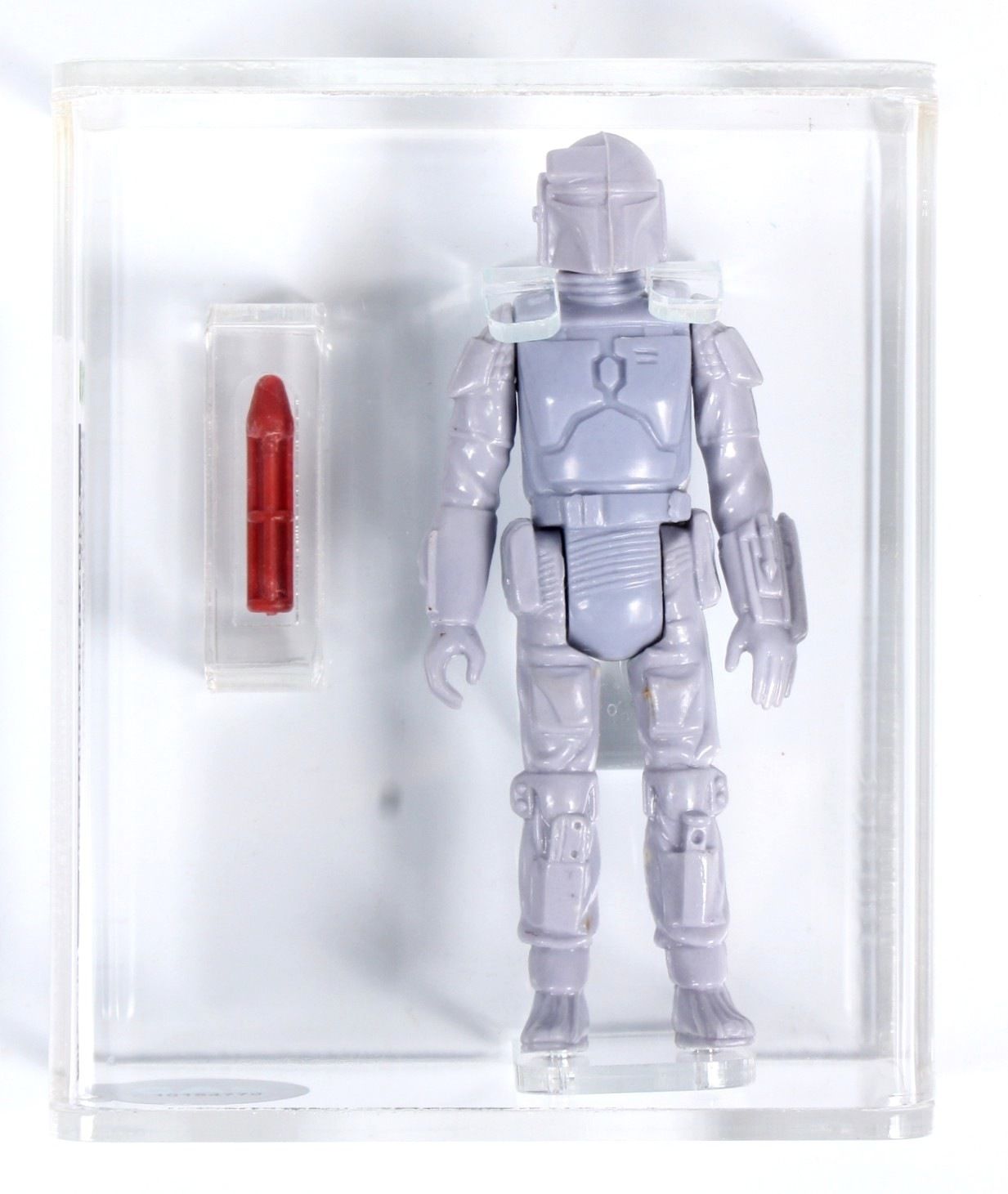 1979 Star Wars Prototype Grey Unpainted L Slot Rocket Firing Boba Fett