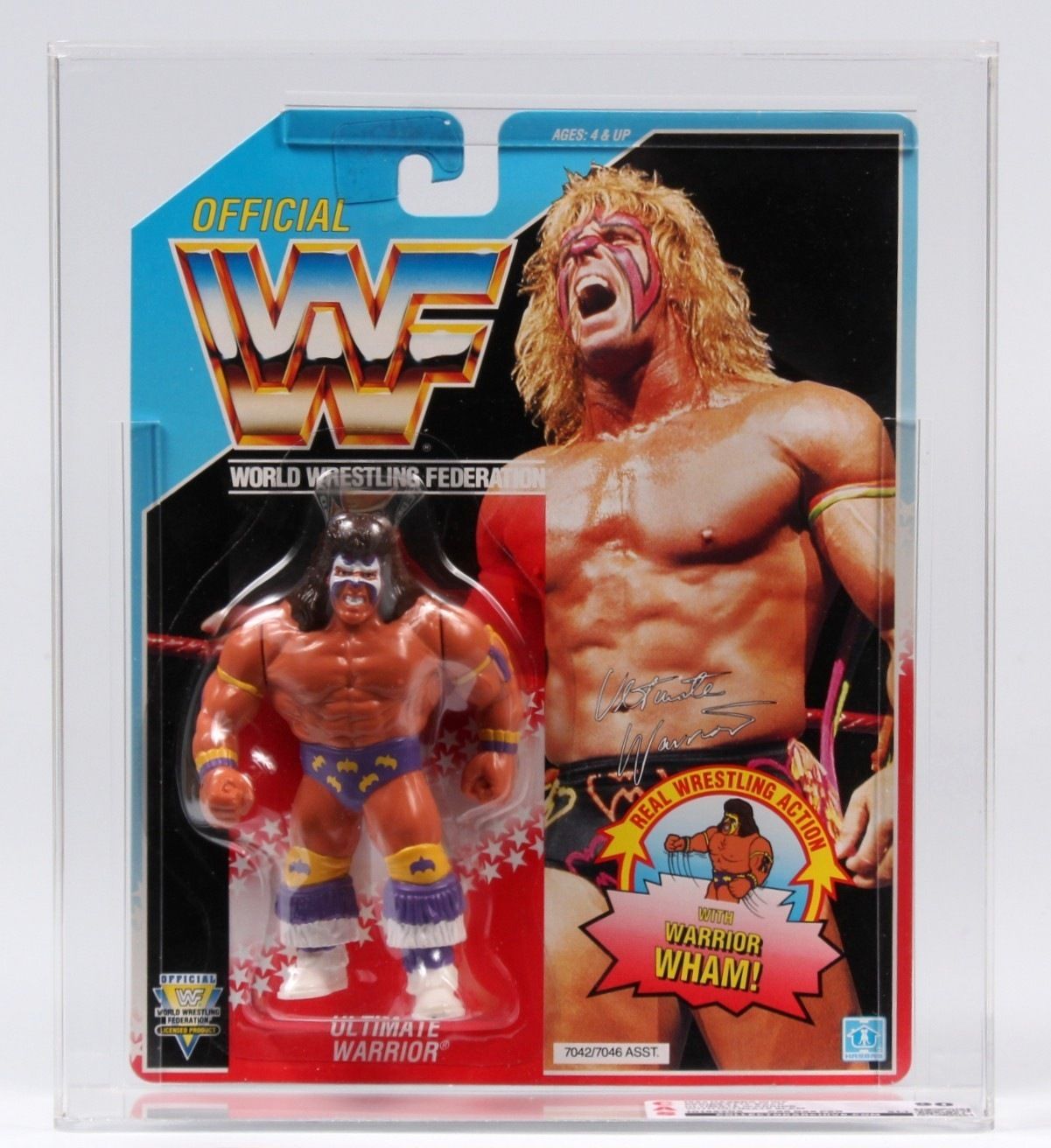 1992 Hasbro WWF Carded Action Figure - Ultimate Warrior