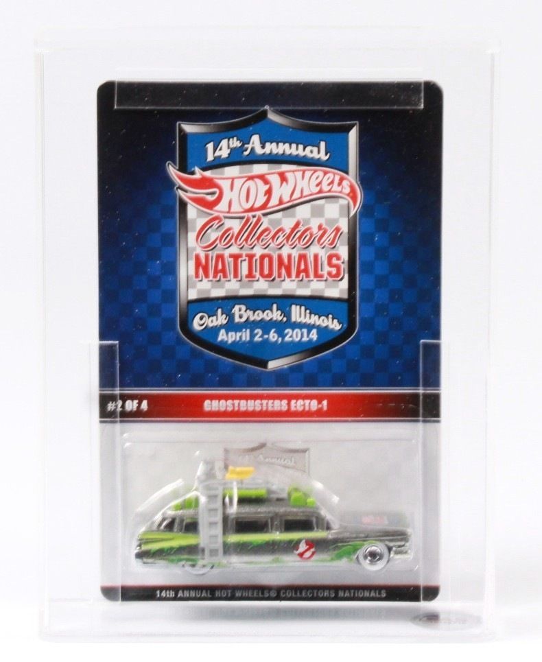 2011 Mattel Hot Wheels Carded Vehicle - Ghostbusters Ecto-1 (Red 