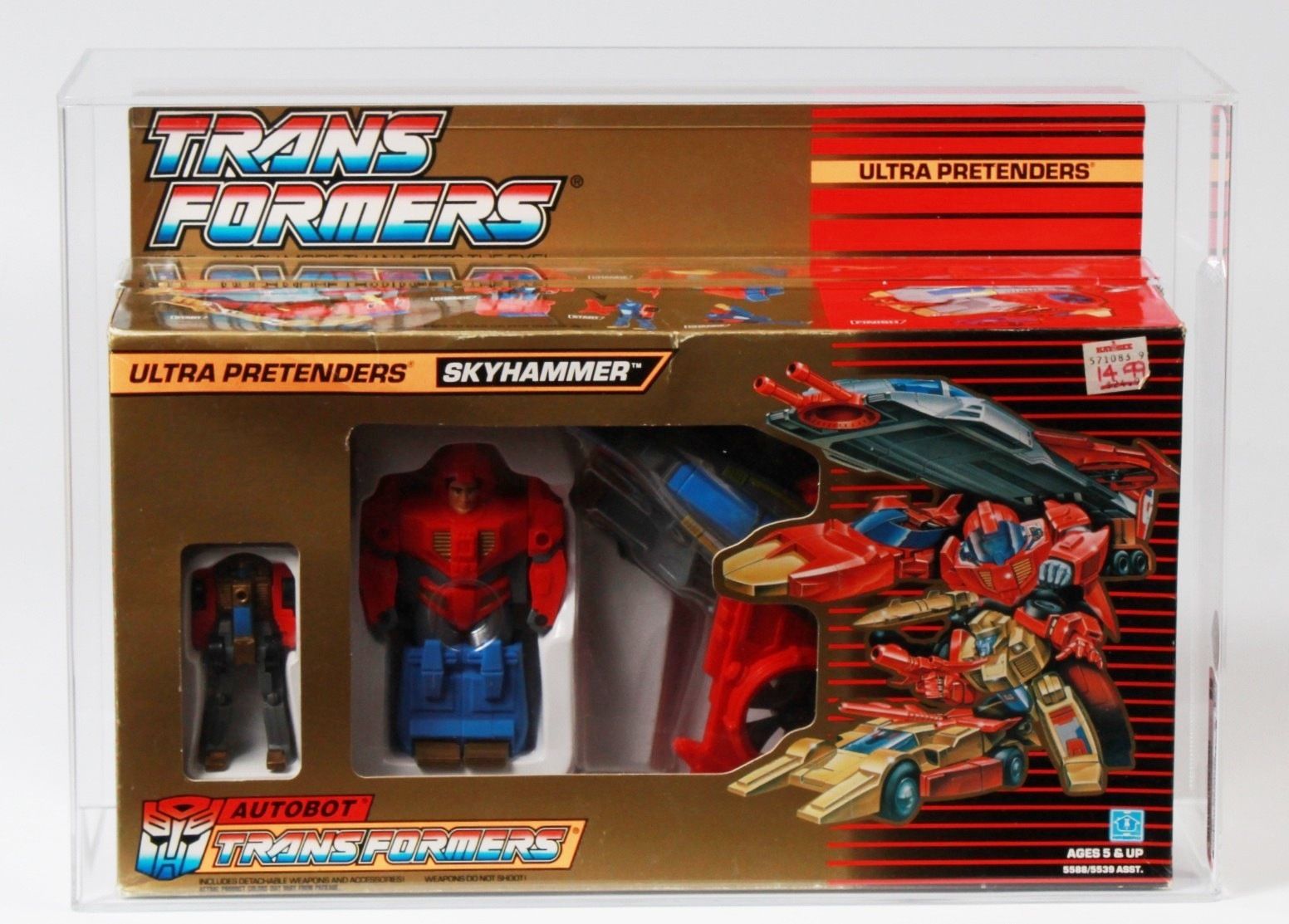 1988 Hasbro Transformers Boxed Action Figure - Ultra Pretenders Skyhammer