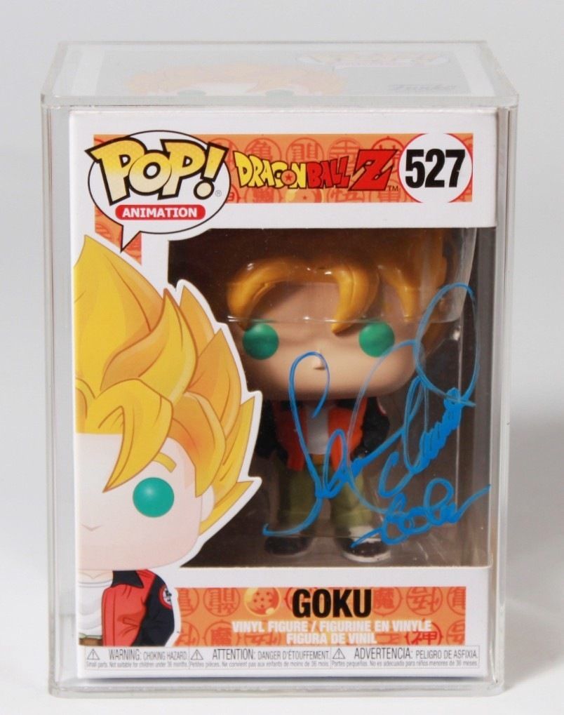 2018 Funko Pop Boxed Vinyl Figure - #527 Goku (Signed by