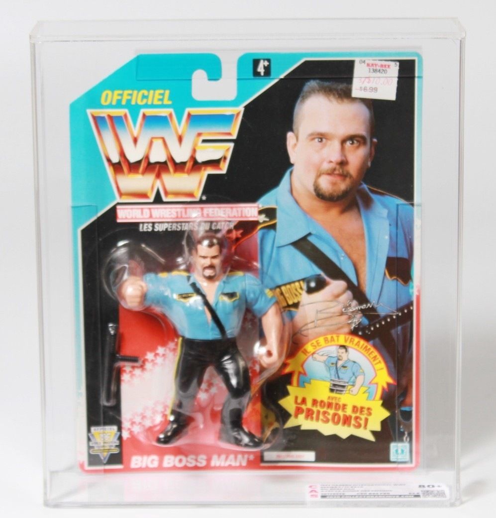 人気No.1 Action Carded WWF International Hasbro 1992 Figure Man Boss Big - スポーツ