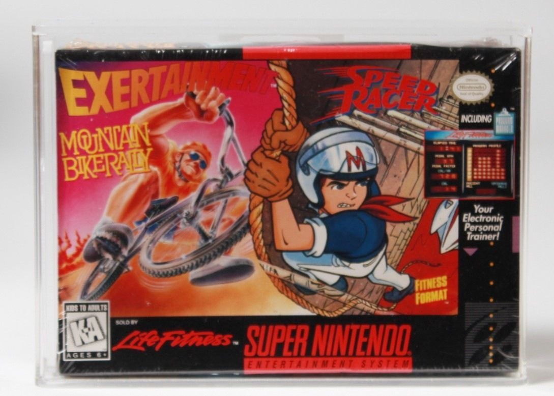 SNES Exertainment Mountain Bike Rally Speed Racer SUPER