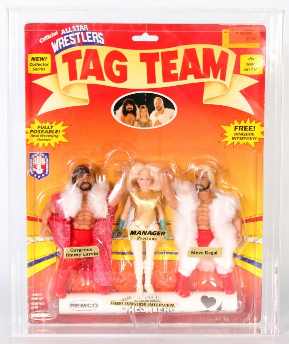 1985 Remco AWA All Star Wrestlers Carded 3 Man Tag Team