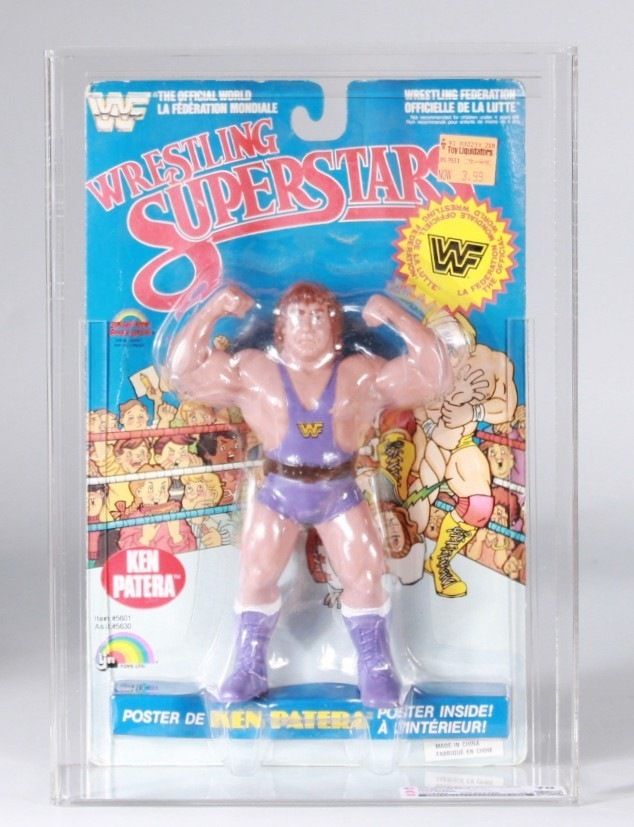1987 LJN Grand Toys WWF Wrestling Superstars Carded Action Figure - Ken  Patera