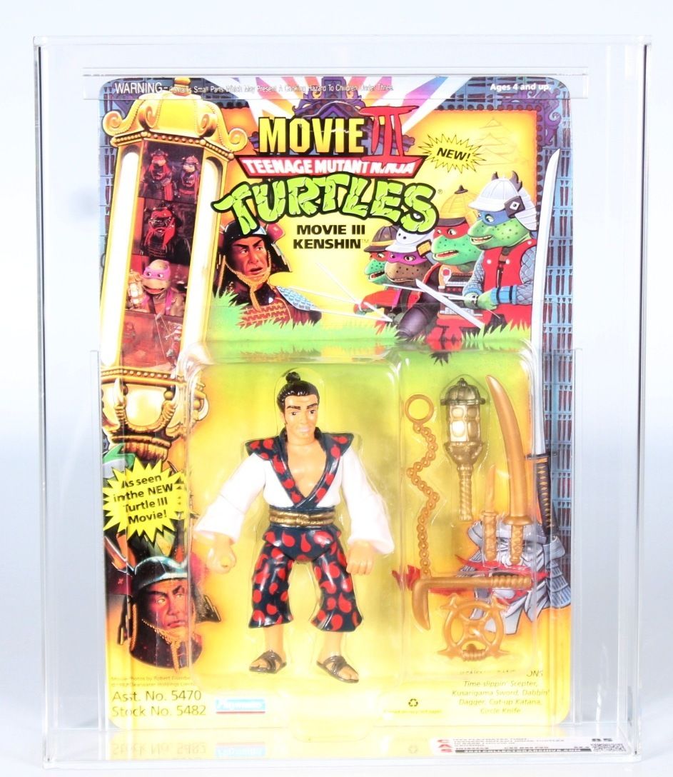 1992 Playmates Teenage Mutant Ninja Turtles Movie III Carded