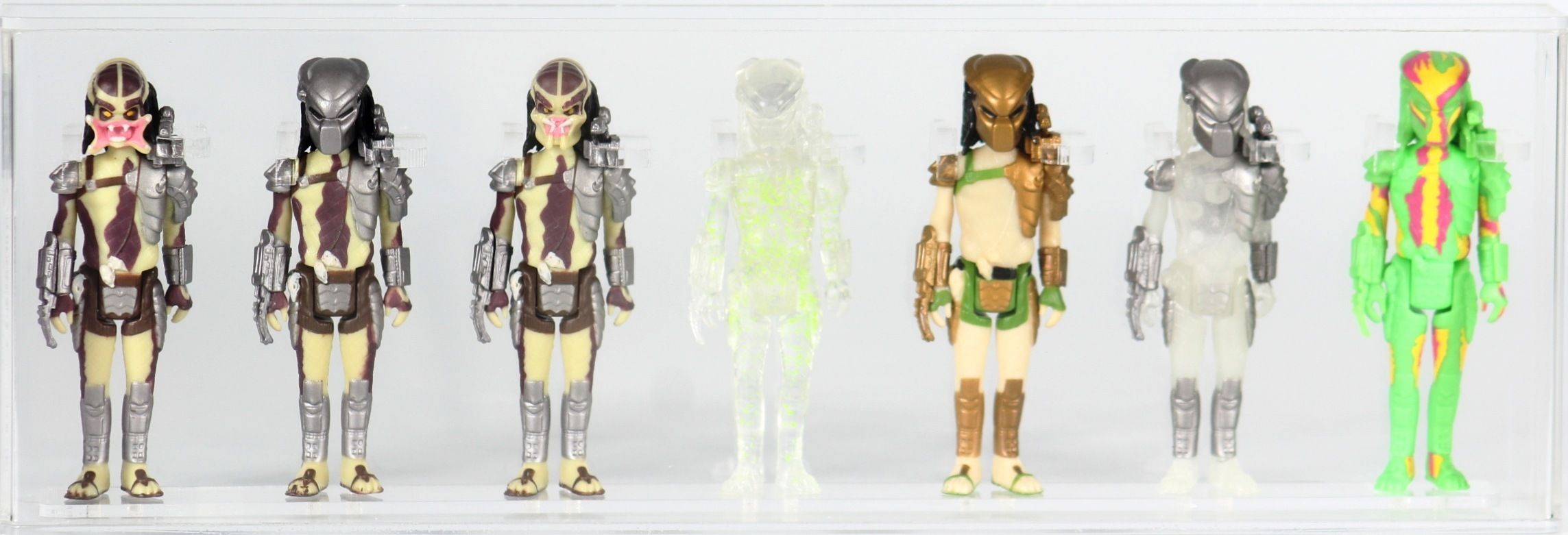 CUSTOM 2016 Funko ReAction Predator Loose Action Figure 6pc
