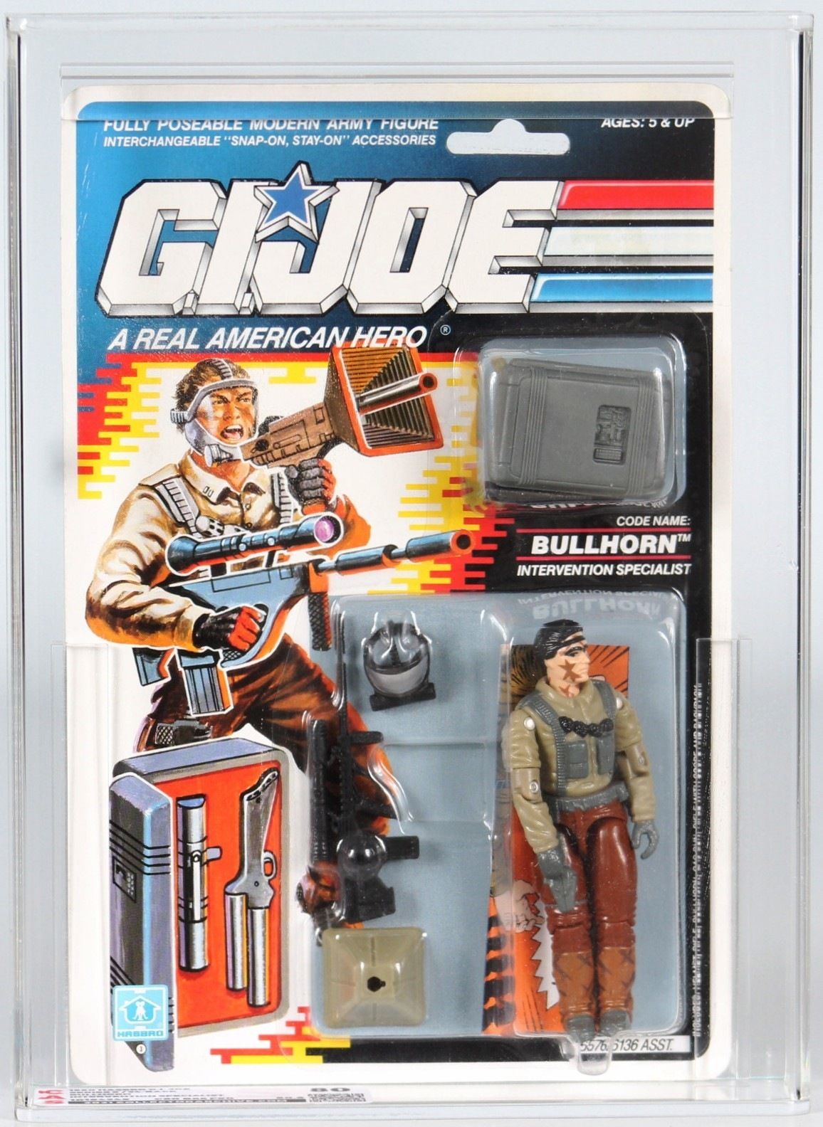 1990 Hasbro G.I. Joe Carded Action Figure Bullhorn