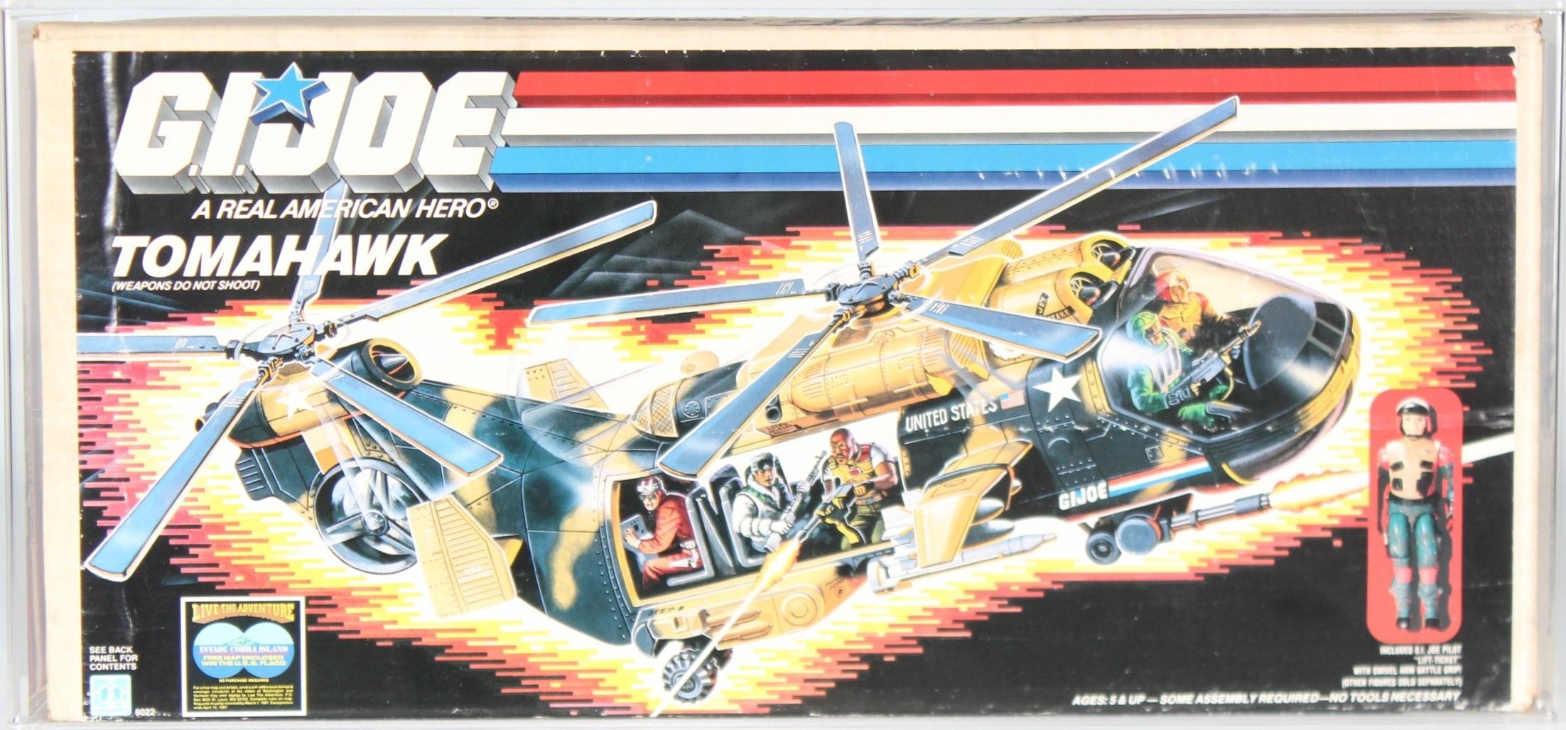 1986 Hasbro G.I. Joe Boxed Accessory - Tomahawk