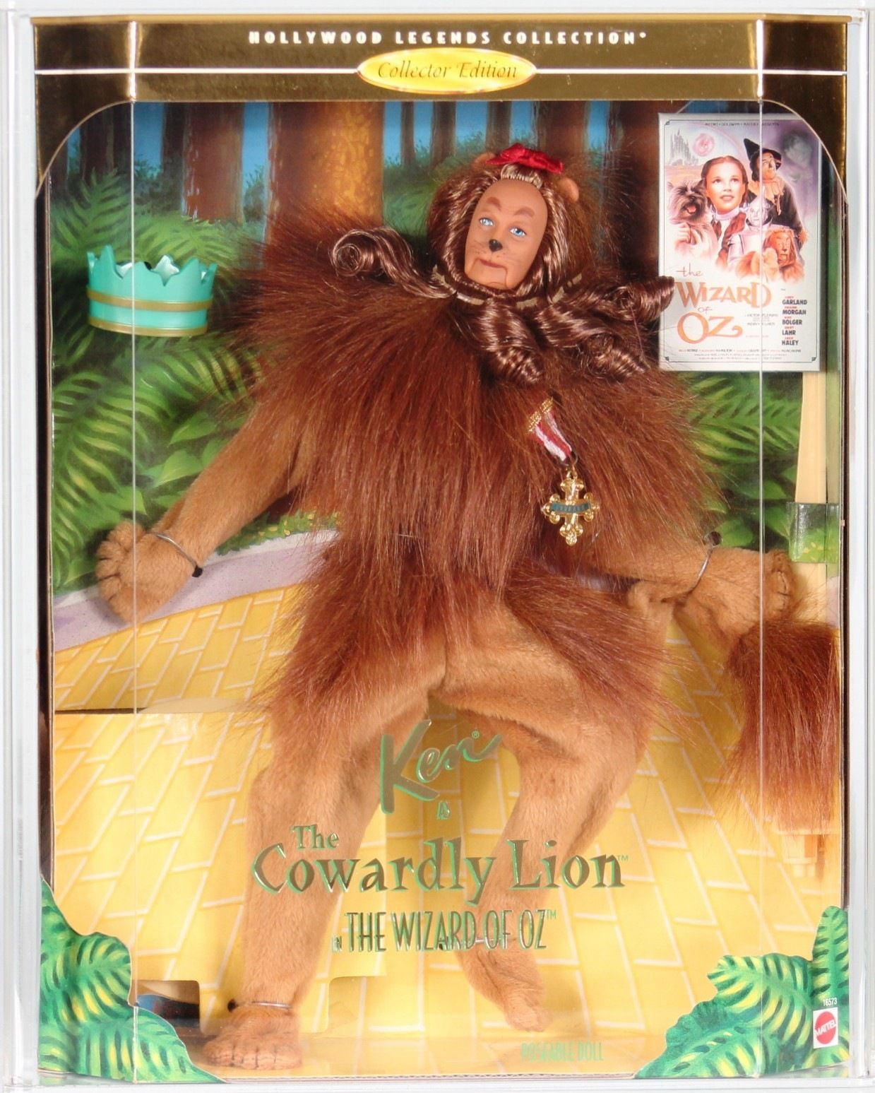 1996 Mattel Barbie Hollywood Legends Boxed Doll The Cowardly Lion The Wizard of Oz